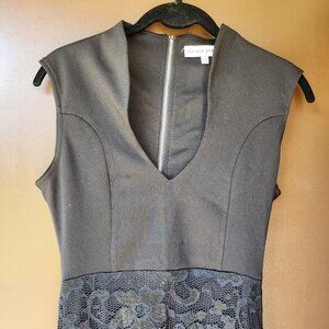 NWOT Almost Famous Black Cocktail Party Bodycon Midi Dress Size S